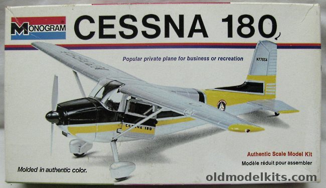 Monogram 1/41 Cessna 180 - White Box Issue, 6825 plastic model kit